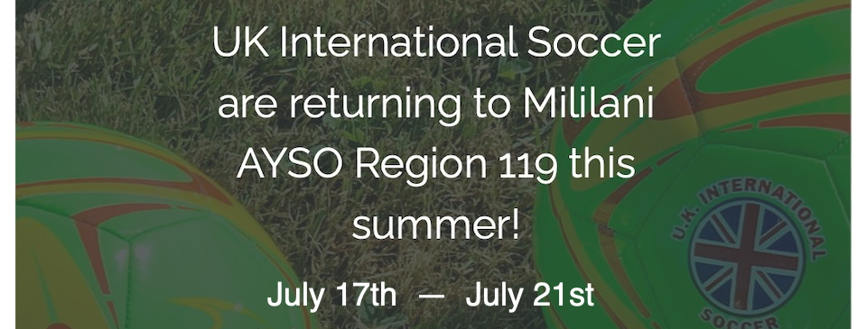 SOCCER CAMP COMING